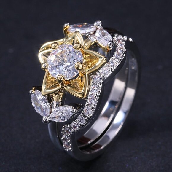 Jewelry - 🍁925 Silver Plated Vivid Star Unique Ring For Women, MLNN1298